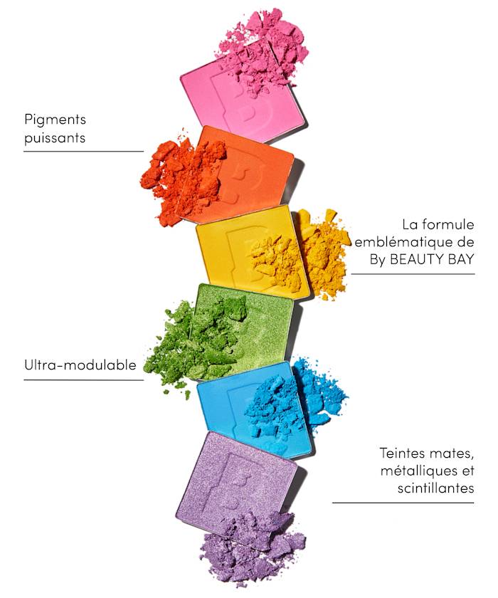 Palette de 42 couleurs vives